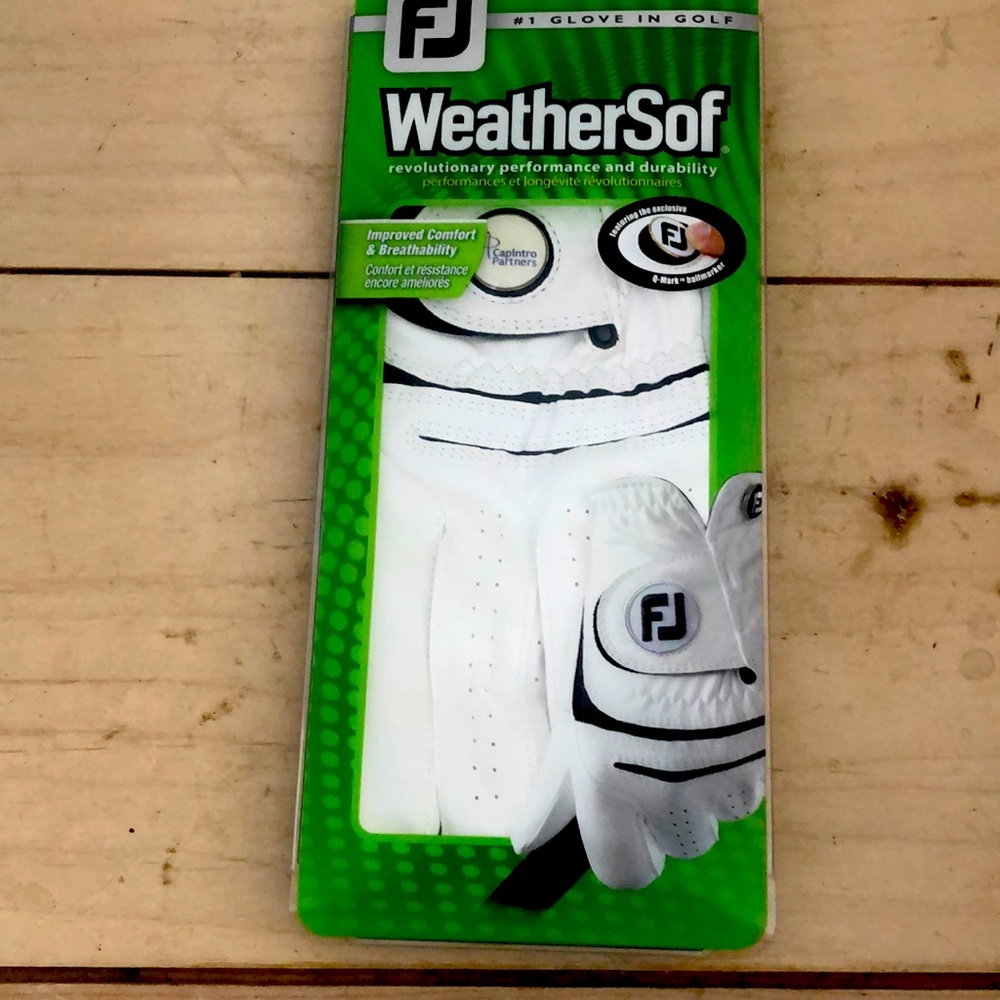 FootJoy WeatherSof men’s large left handed golf glove